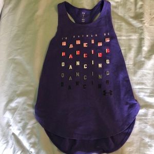 girls under armor tank top